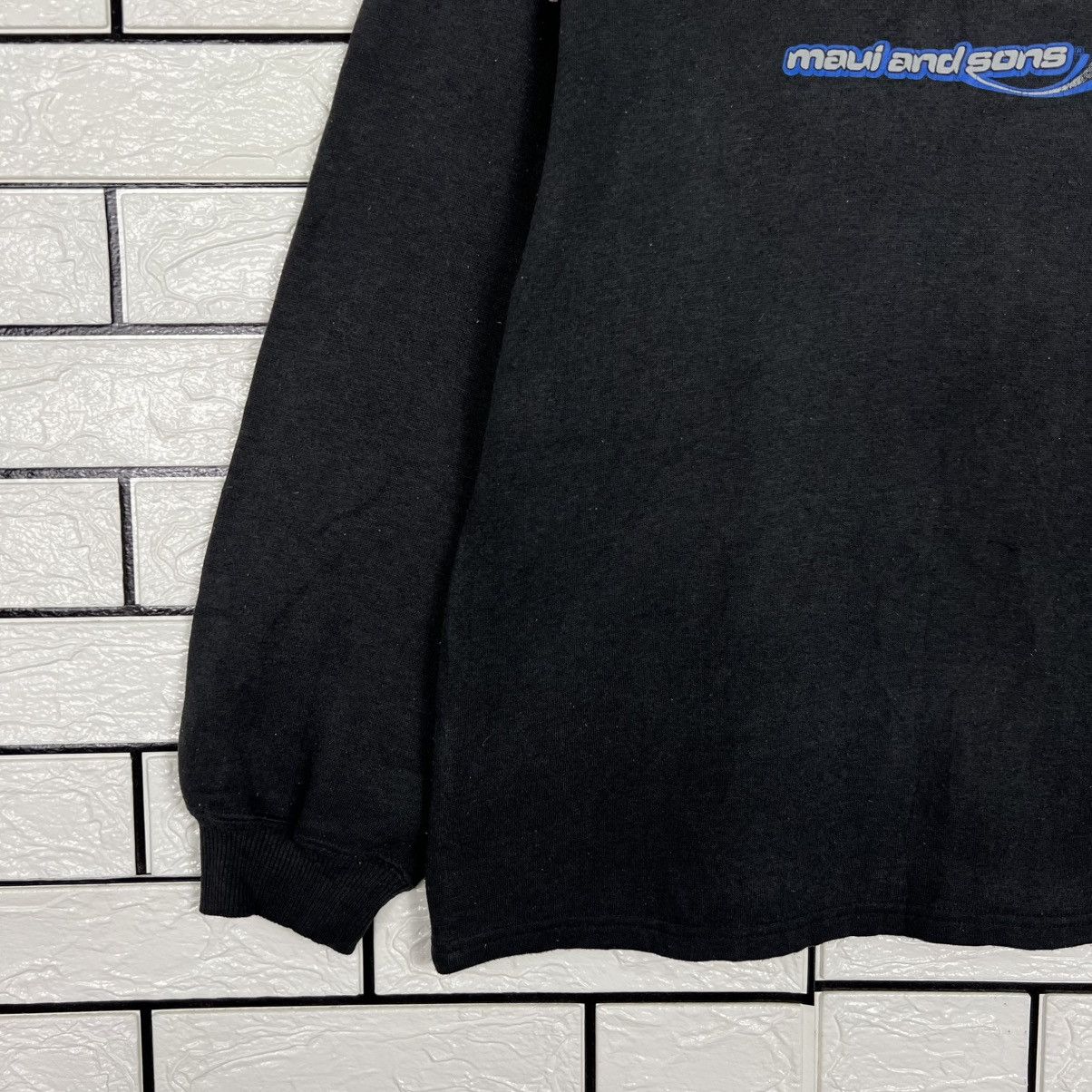 Maui and Sons 90's MAUI AND SONS Boardwear Big Logo Sweatshirt #4041-C184 Size US S / EU 44-46 / 1 - 8 Thumbnail