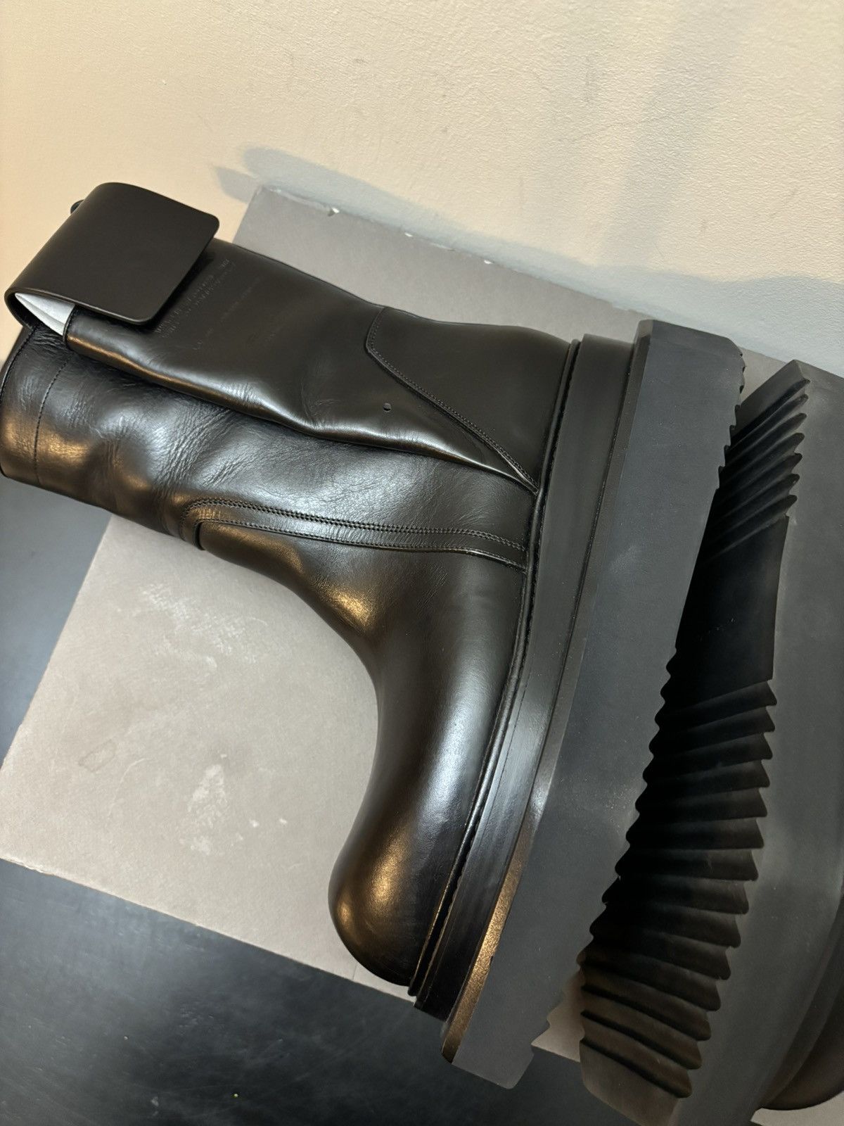 Rick Owens Rick Owens Cyclops Fogpocket Leather Boots Size US 10 / EU 43 - 5 Thumbnail