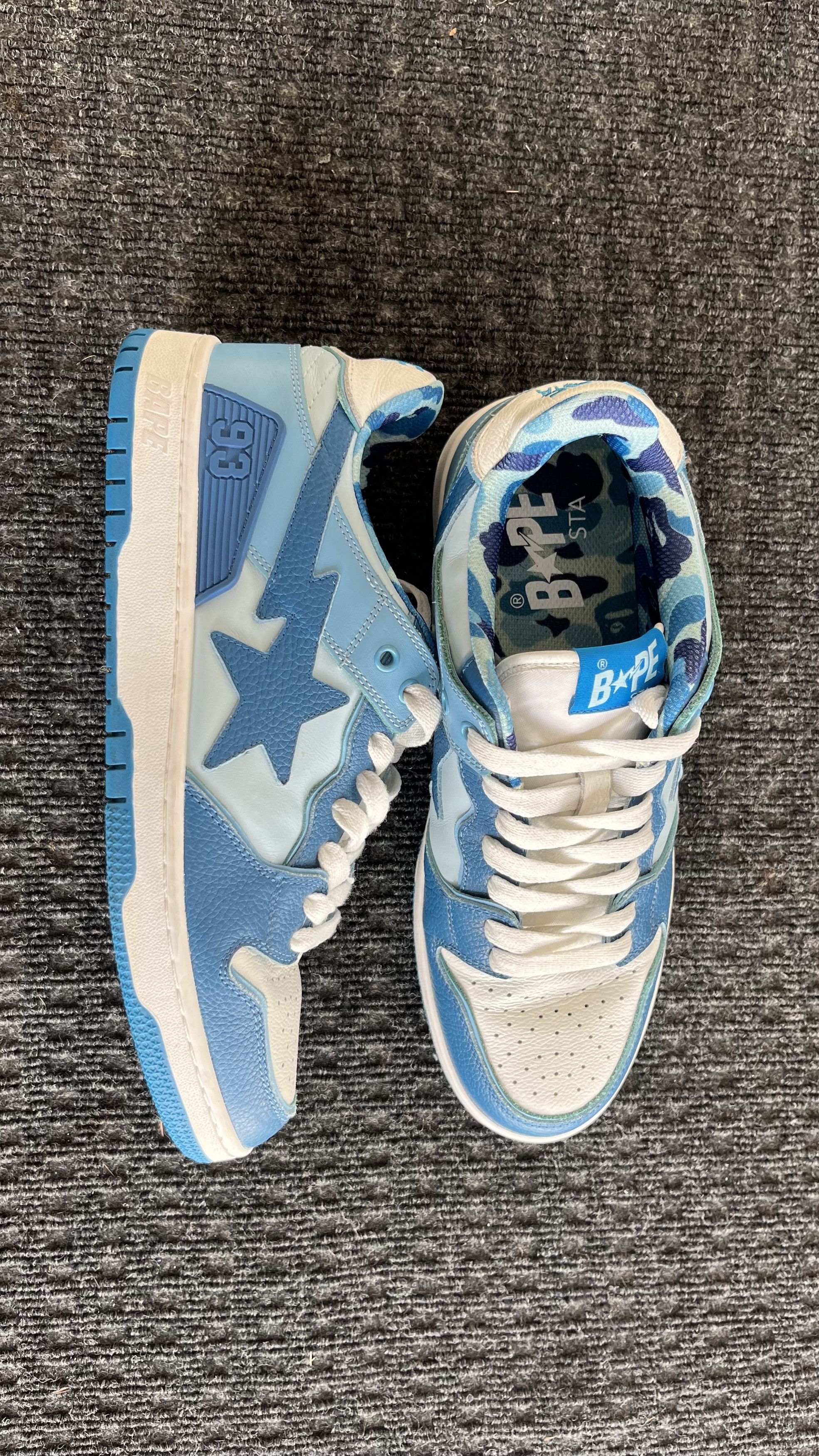 Bape BAPE Sk8 Sta #2 ABC - CAMO BLUE Size US 10 / EU 43 - 3 Thumbnail