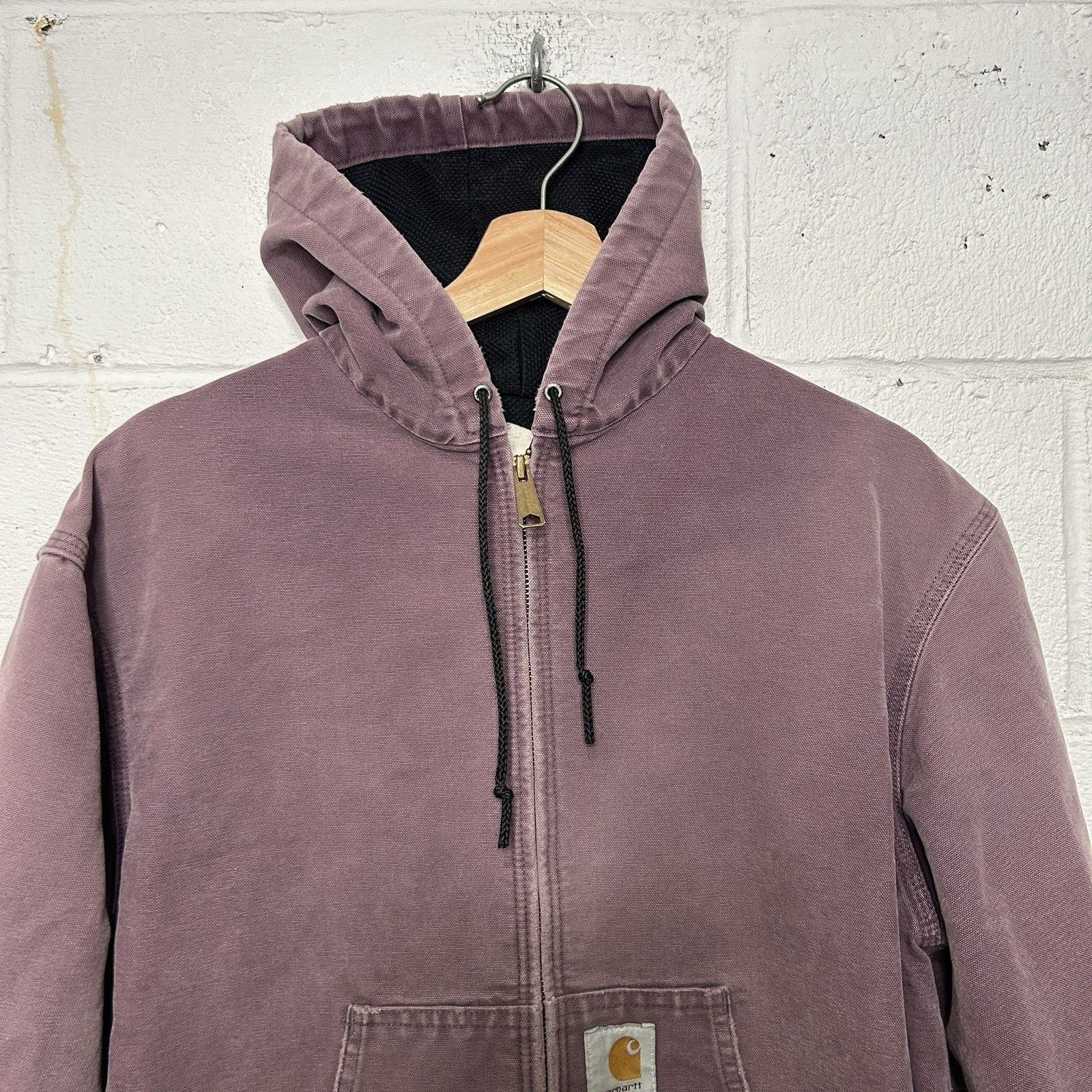 Carhartt Vintage Carhartt Thermal-Lined Hooded Active Jacket “Damson” Size US L / EU 52-54 / 3 - 3 Thumbnail