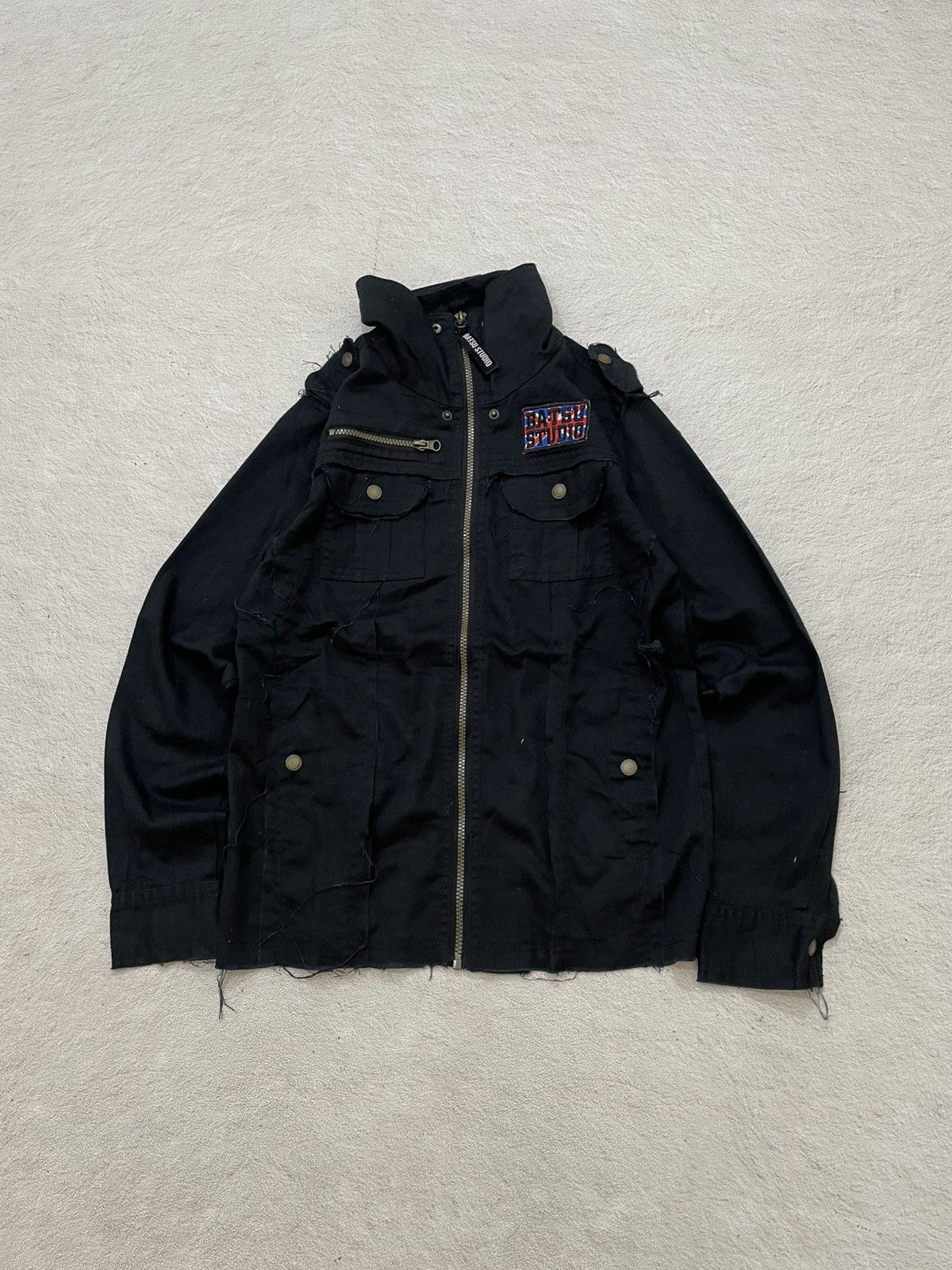Japanese Brand 2000s Japan Batsu Jacket Cargo Patch London If6was9 LGB Y2K Size US S / EU 44-46 / 1 - 1 Thumbnail