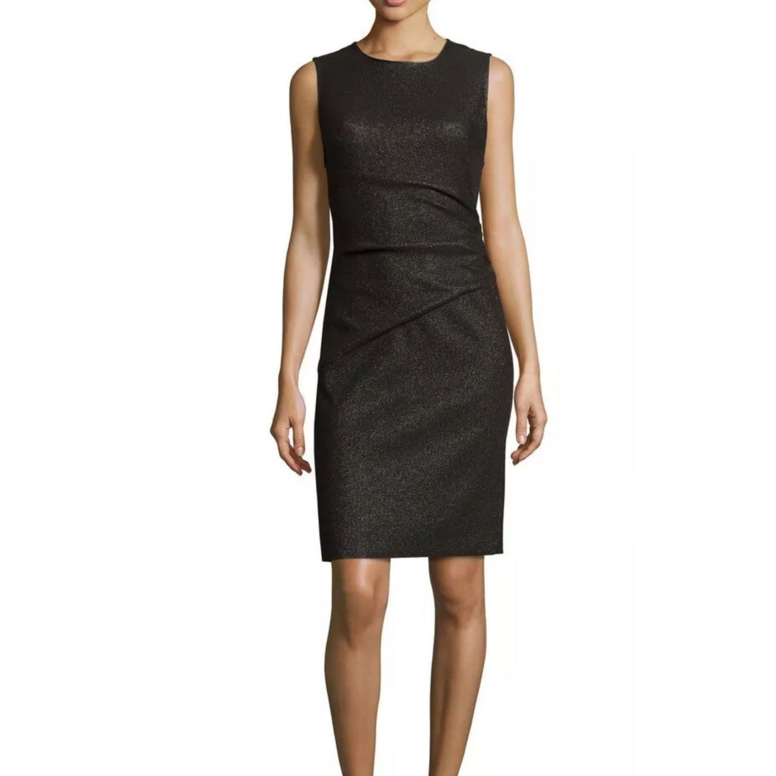 Diane von Furstenberg NWOT Diane Von Furstenberg Sparkle Little Black Dress DVF Size S / US 4 / IT 40 - 1 Thumbnail