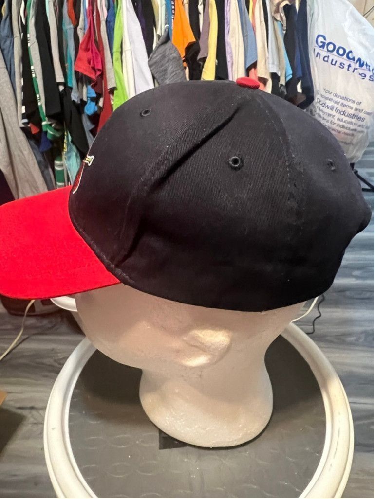 MLB Men's MLB St. Louis Cardinals Black Red Baseball Cap Size ONE SIZE - 2 Thumbnail