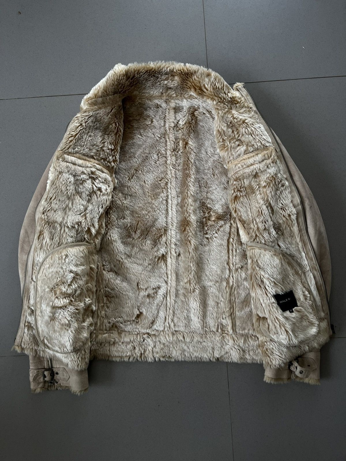 14th Addiction MALE & JAPANESE FUR BONDAGE BIKERS JACKET GOTHIC PUNK STYLE Size US M / EU 48-50 / 2 - 4 Thumbnail
