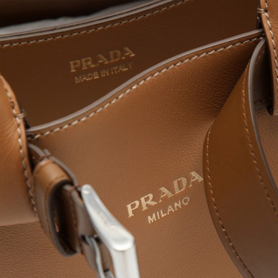 Prada o1d2blof0924 Size : OS / Leather Medium Bag In Brown Size ONE SIZE - 5 Thumbnail