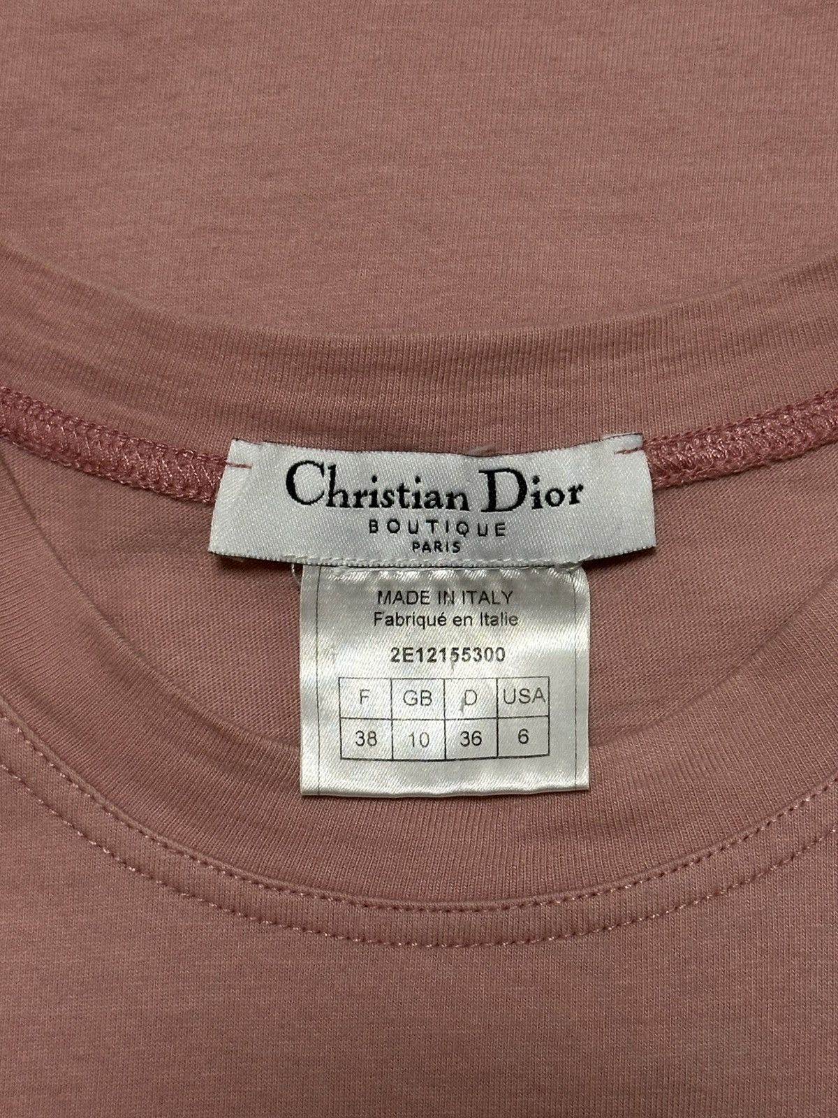 Dior CHRISTIAN DIOR Spring Summer 2002 "J'ADORE DIOR" Tank Top Size S / US 4 / IT 40 - 5 Thumbnail
