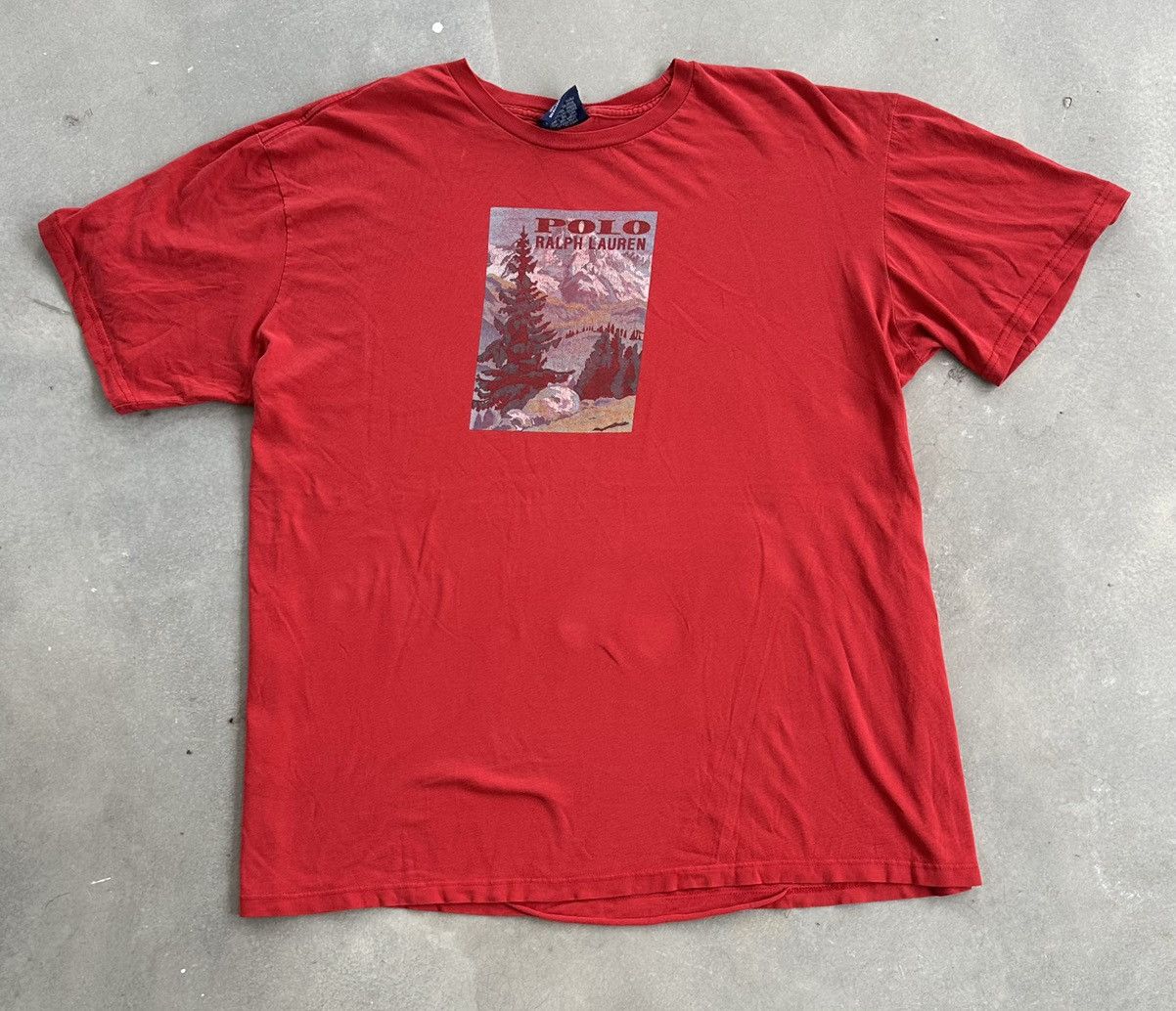 Vintage VINTAGE POLO SPORT BY RALPH LAUREN MOUNTAIN TEE Size US XXL / EU 58 / 5 - 1 Thumbnail