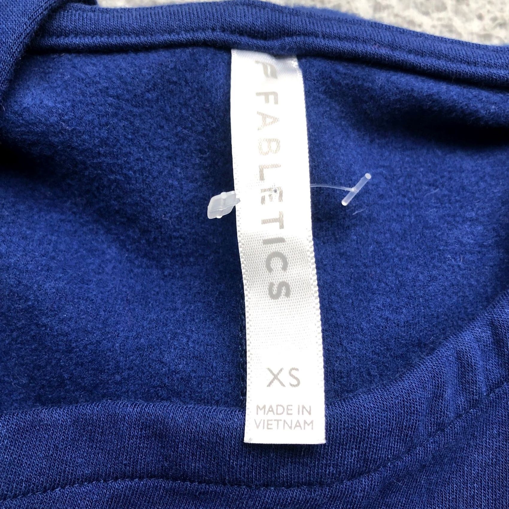 Fabletics Fabletics Hooded Cardigan Vest Sleeveless XS Womens Blue Fleece JT1934468 Size XS / US 0-2 / IT 36-38 - 3 Thumbnail