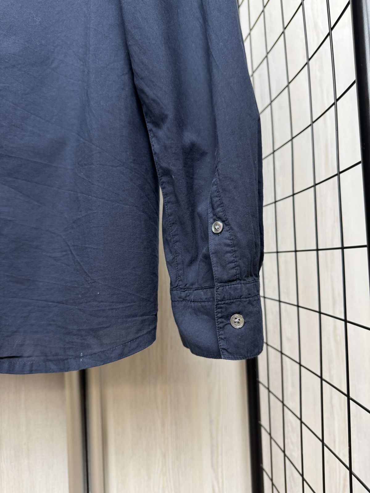 James Perse Standard James Perse solid navy blue vintage rare ls shirt Size US XXL / EU 58 / 5 - 9 Thumbnail