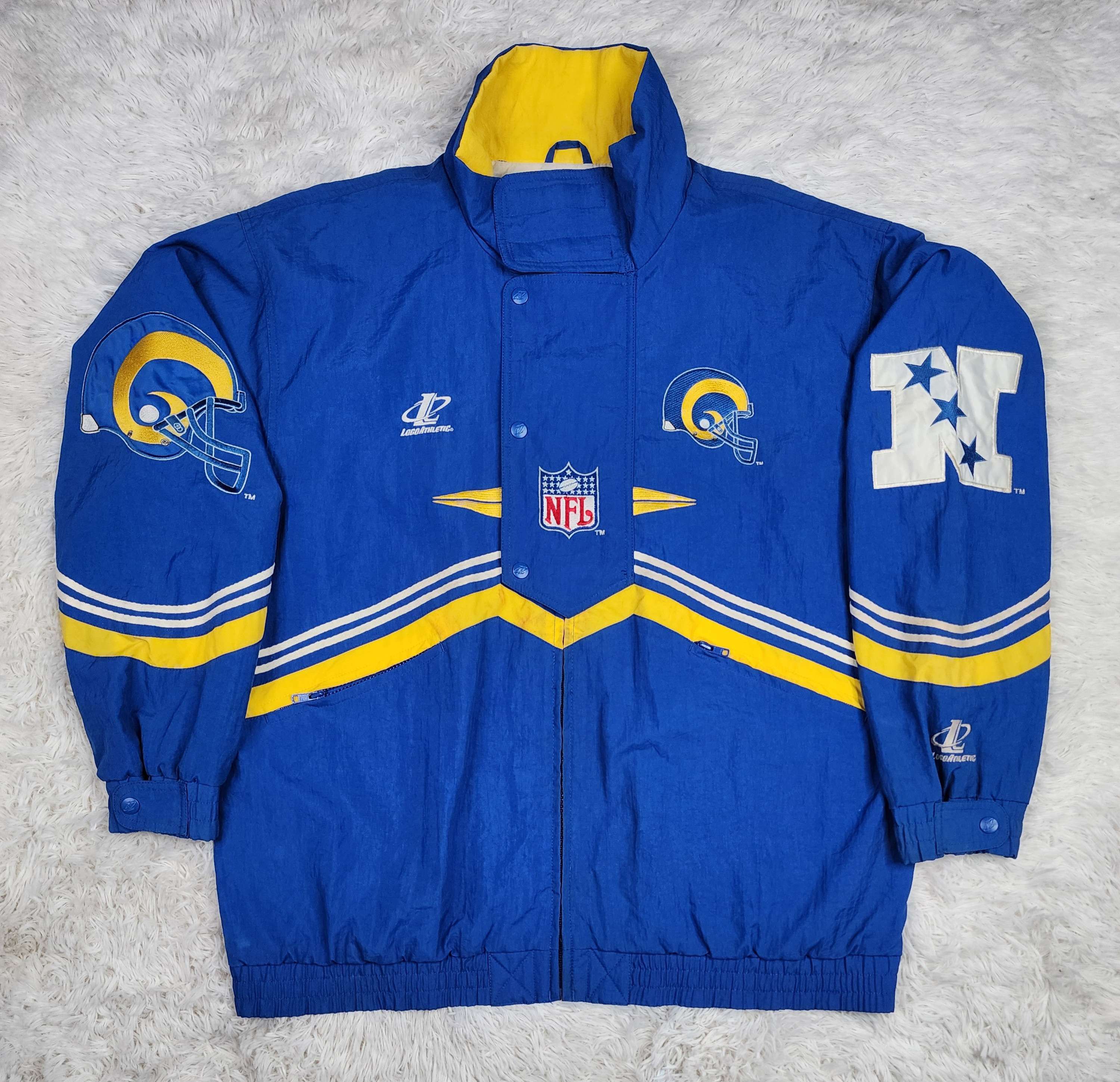 Logo Athletic Vintage St. Louis Rams Logo Athletic windbreaker jacket Size US L / EU 52-54 / 3 - 1 Thumbnail