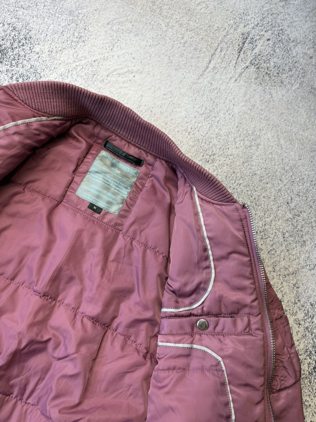 Alpha Industries Vintage Alpha Industries Bomber Jacket MA1 USA Size M / US 6-8 / IT 42-44 - 22 Thumbnail