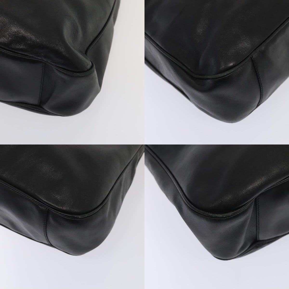 Gucci GUCCI Bamboo Shoulder Bag Leather Black Gold 001 2123 001 Size ONE SIZE - 10 Thumbnail