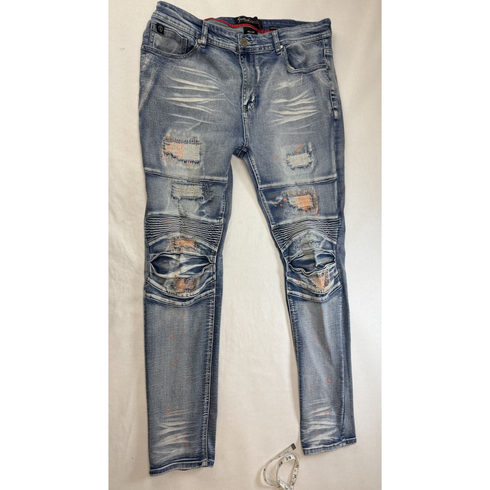 Other Switch Remarkable Stacked Jeans Streetwear Slim Taper 40*34 Size US 40 / EU 56 - 1 Thumbnail