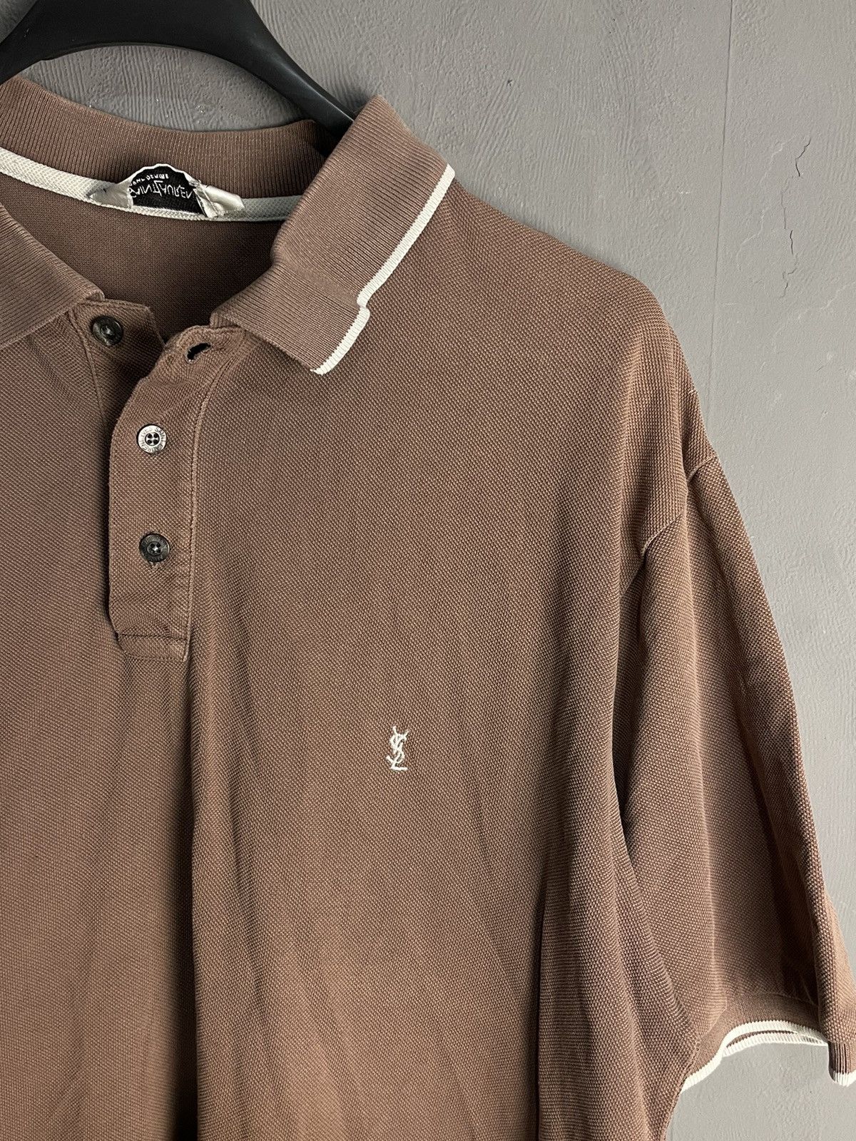 Yves Saint Laurent Yves Saint Laurent Polo Shirt YSL Size US L / EU 52-54 / 3 - 2 Thumbnail
