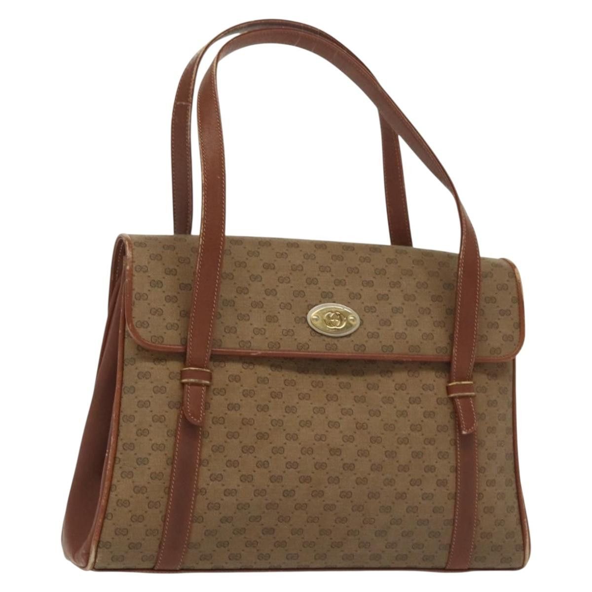 Gucci GUCCI Micro GG Supreme Hand Bag Pvc Beige Gold 000 46 000 46 Size ONE SIZE - 1 Thumbnail