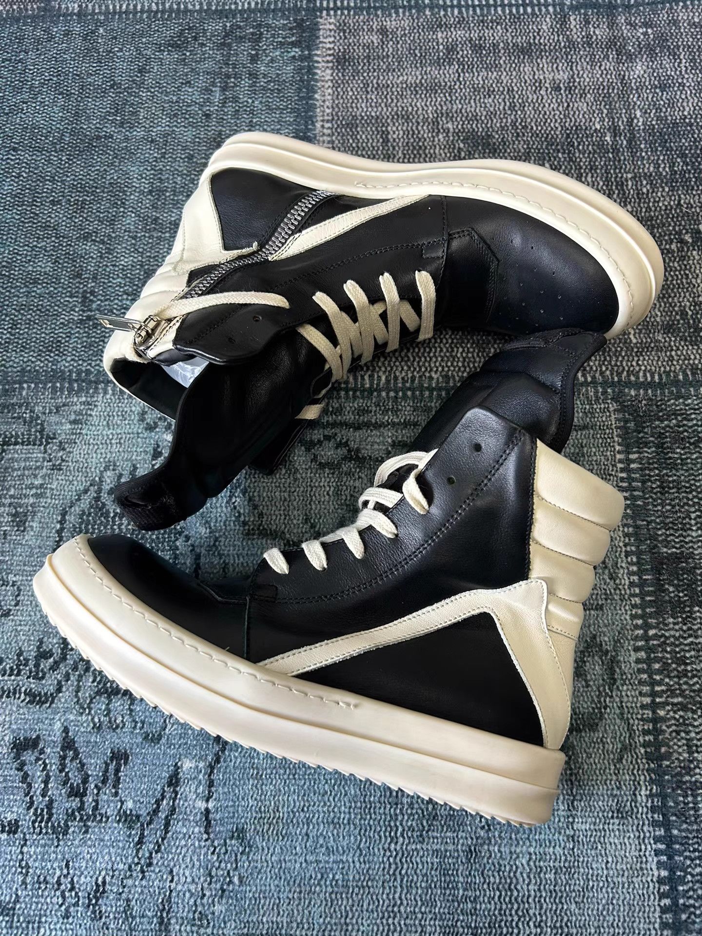 Rick Owens Rick Owens Mainline Reverse Triangle Sneakers Size US 8.5 / IT 38.5 - 4 Thumbnail