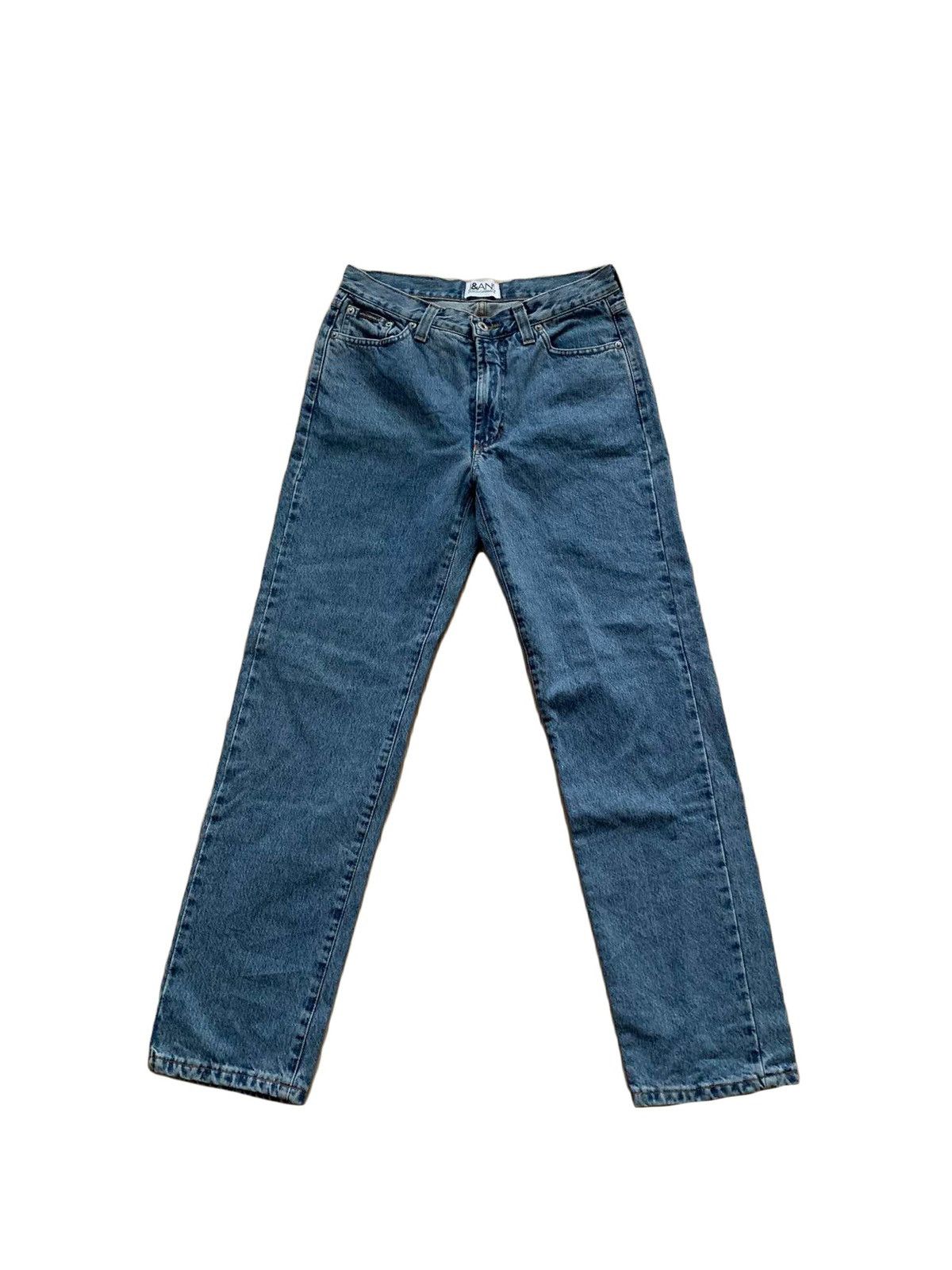 Vintage Dolce & Gabbana couture denim straight leg jeans