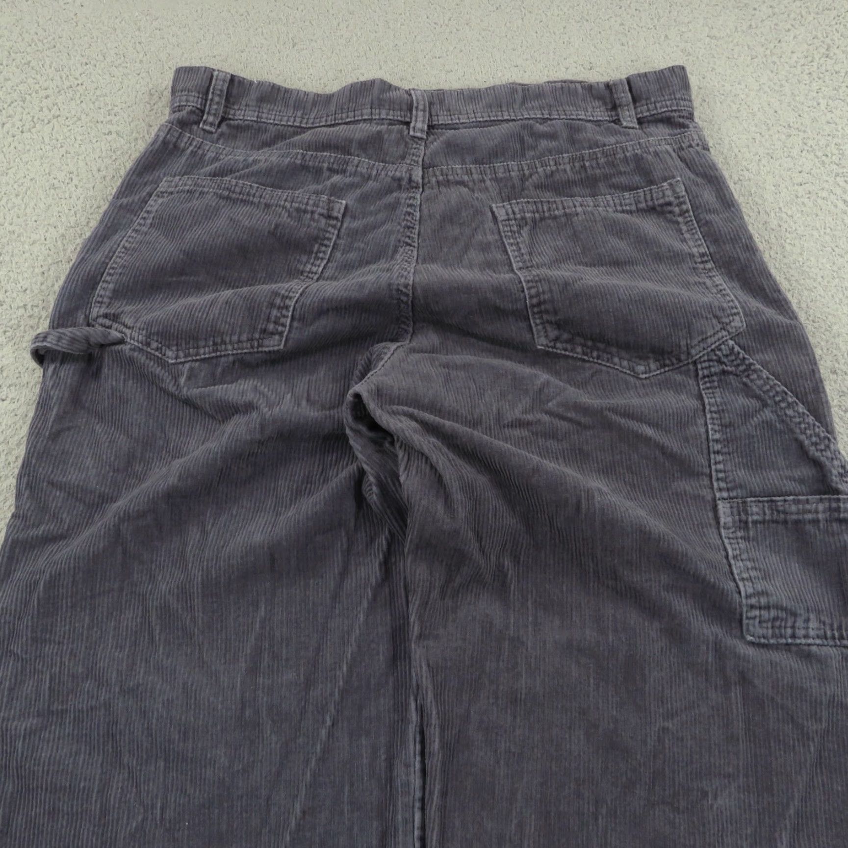 Vintage NOBO Baggy Pants Men 36 Double Knee Carpenter Corduroy Grey Skater Grunge Y2K 90s Womens? Size US 36 / EU 52 - 4 Thumbnail