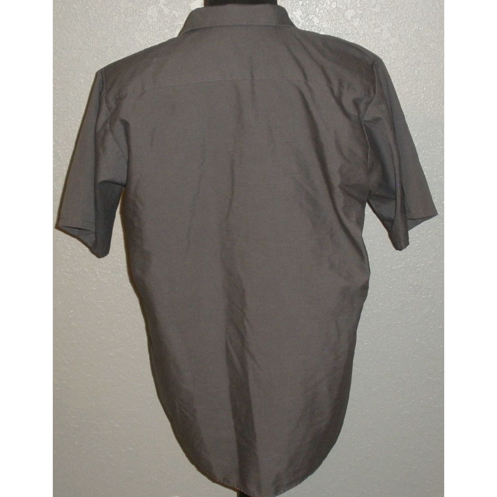 Red Kap MEN'S L Red Kap Buttoned Short Sleeve Mechanic Work Shirt KARBACH BREWING CO Gray Size US L / EU 52-54 / 3 - 3 Thumbnail