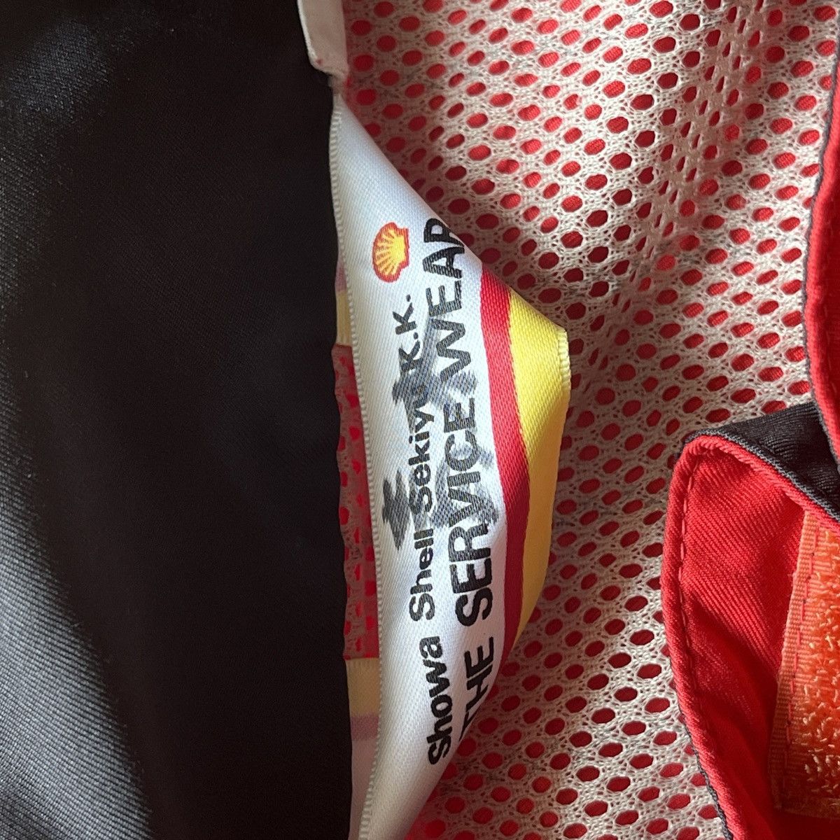 Formula 1 Vintage Japan Formula 1 Shell Workers Dirty Bomber Jacket Size US XL / EU 56 / 4 - 11 Thumbnail
