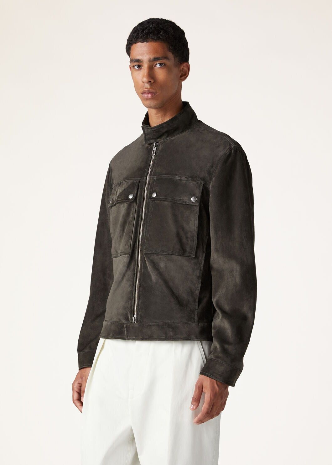 Loro Piana o1w1db10225 FAN8864 Geisei Bomber Jacket in Coal Green Size US M / EU 48-50 / 2 - 5 Thumbnail