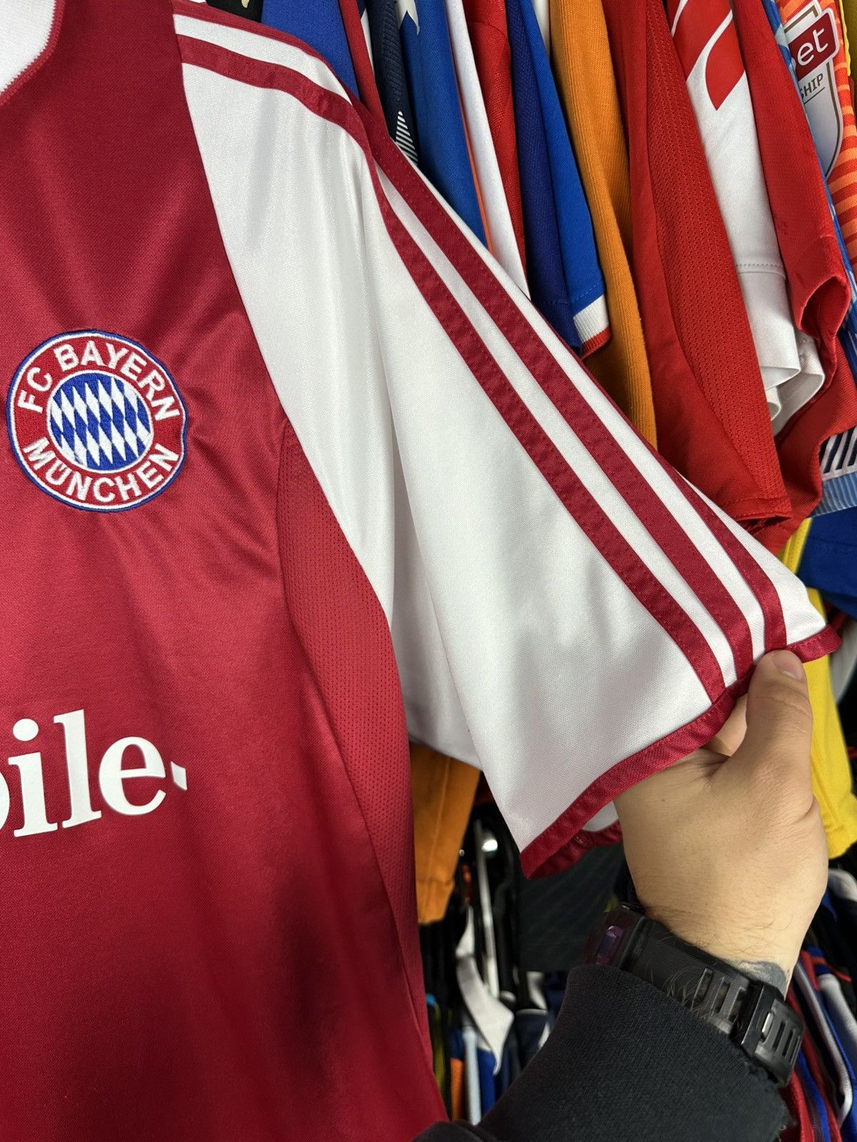 Adidas BAYERN MUNICH 2003-04 MAKAAY FOOTBALL SHIRT JERSEY ADIDAS Size US L / EU 52-54 / 3 - 9 Thumbnail