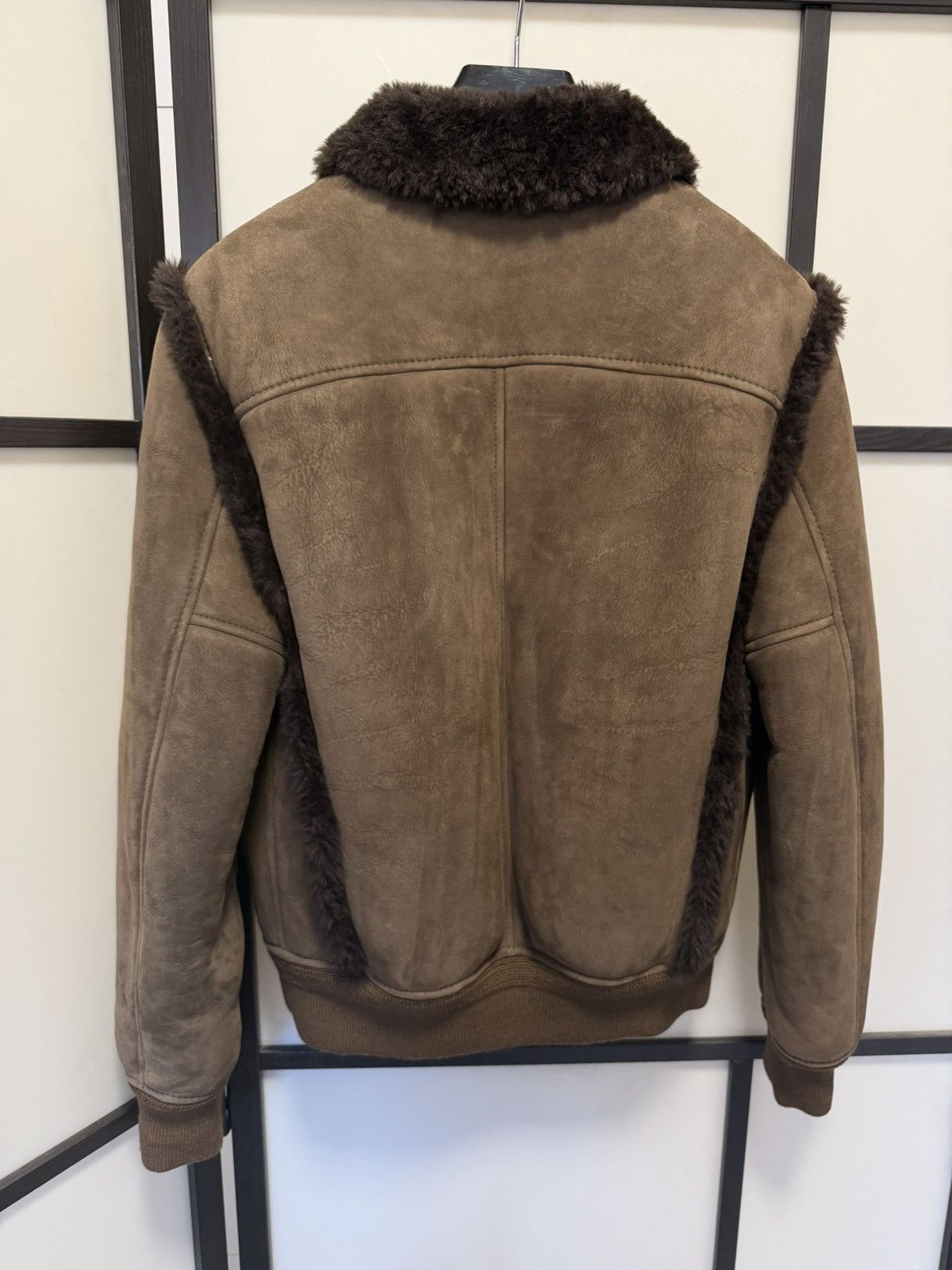 Celine × Hedi Slimane UNRELEASED - FW20 Brown Shearling Jacket Size US S / EU 44-46 / 1 - 13 Thumbnail