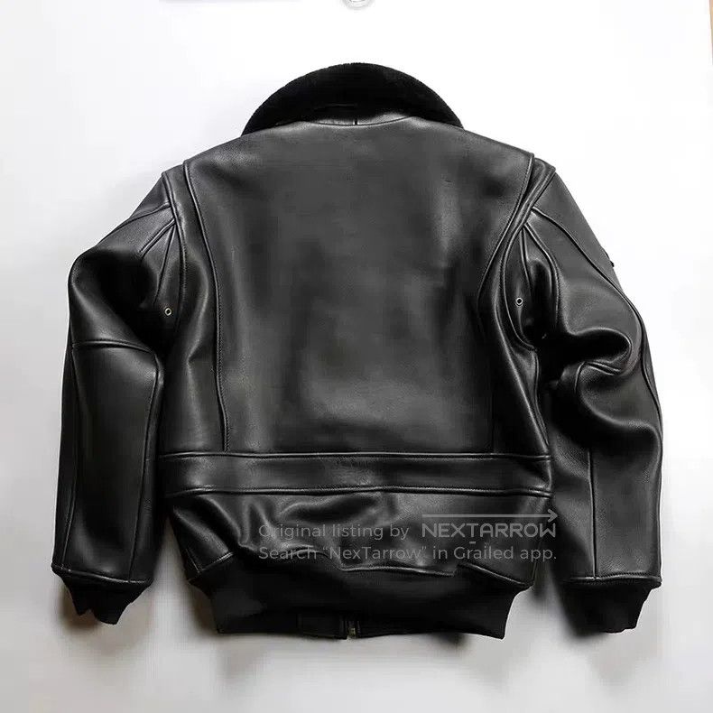 Schott Schott G1 leather flight jacket Size US XXL / EU 58 / 5 - 3 Thumbnail