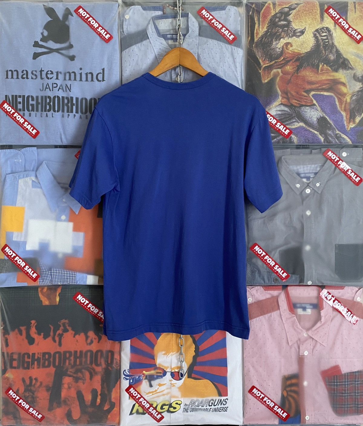 Comme des Garcons SHIRT CDG Shirt Blue Simple Tshirt Tee Size US S / EU 44-46 / 1 - 6 Thumbnail