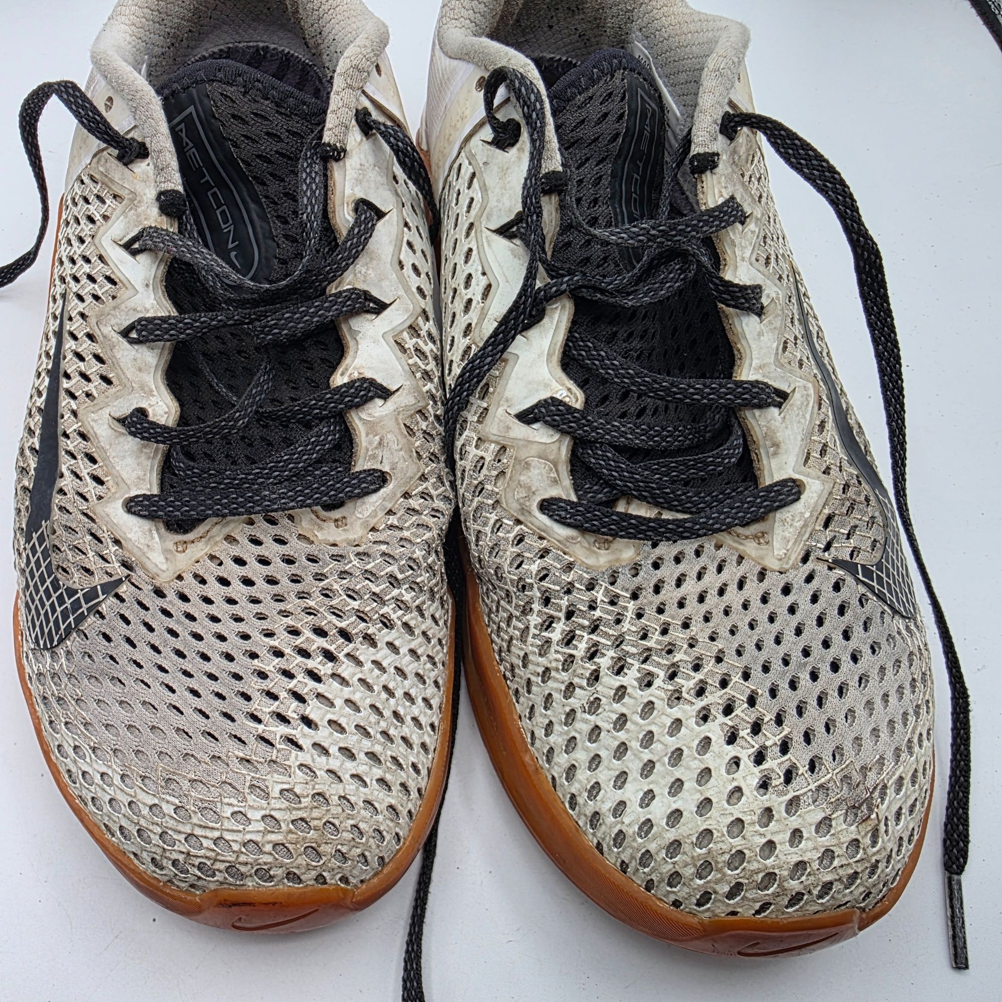 Nike Nike Metcon 6 By You Mens Size 9 White Gum Brown Training Sh Size US 9 / EU 42 - 11 Thumbnail