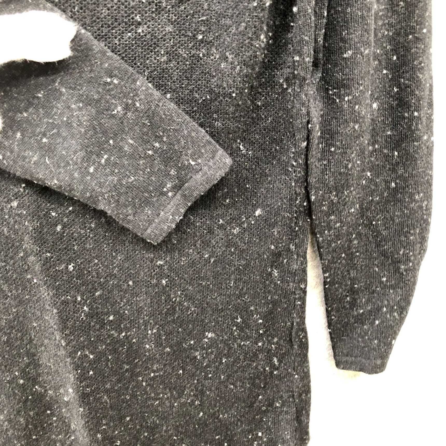 Vintage ARTISAN NY WOMEN SWEATER POLYESTER LONG BLACK S GATHER Size S / US 4 / IT 40 - 4 Thumbnail