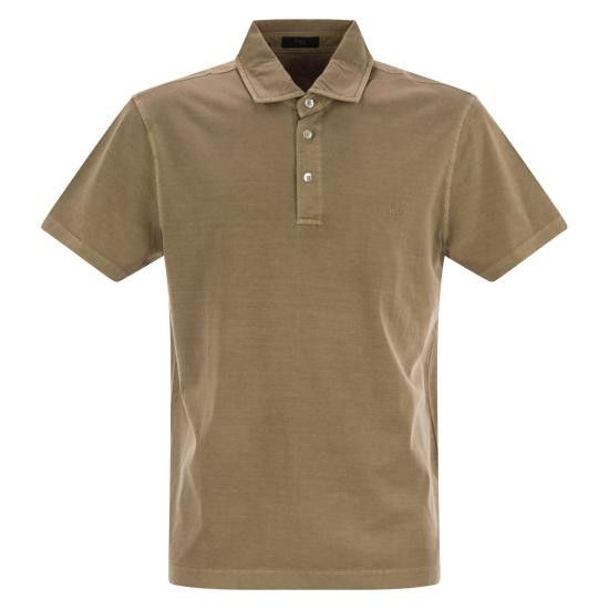 Fay FAY Men Polo Shirts NPMB250143TUY1 BEIGE Size US L / EU 52-54 / 3 - 1 Thumbnail