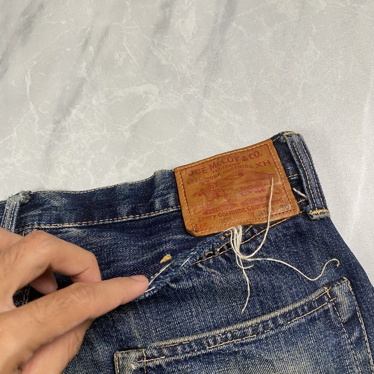 The Real McCoy's Rare Vintage Joe Mccoy Washed Selvedge Denim Size US 30 / EU 46 - 15 Thumbnail