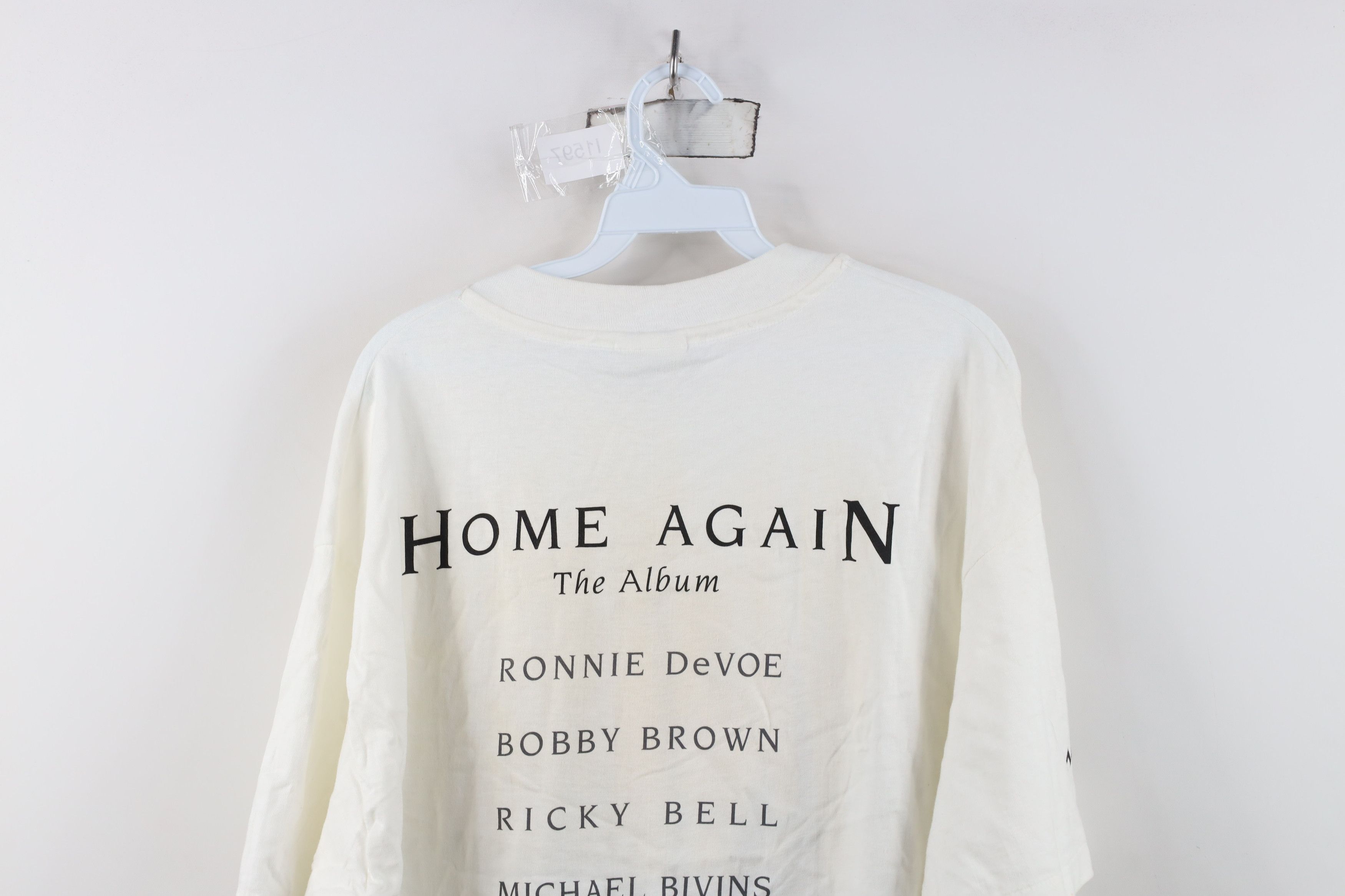 Vintage Vintage 90s The Album New Edition Band R&B T-Shirt White Size US XL / EU 56 / 4 - 14 Thumbnail