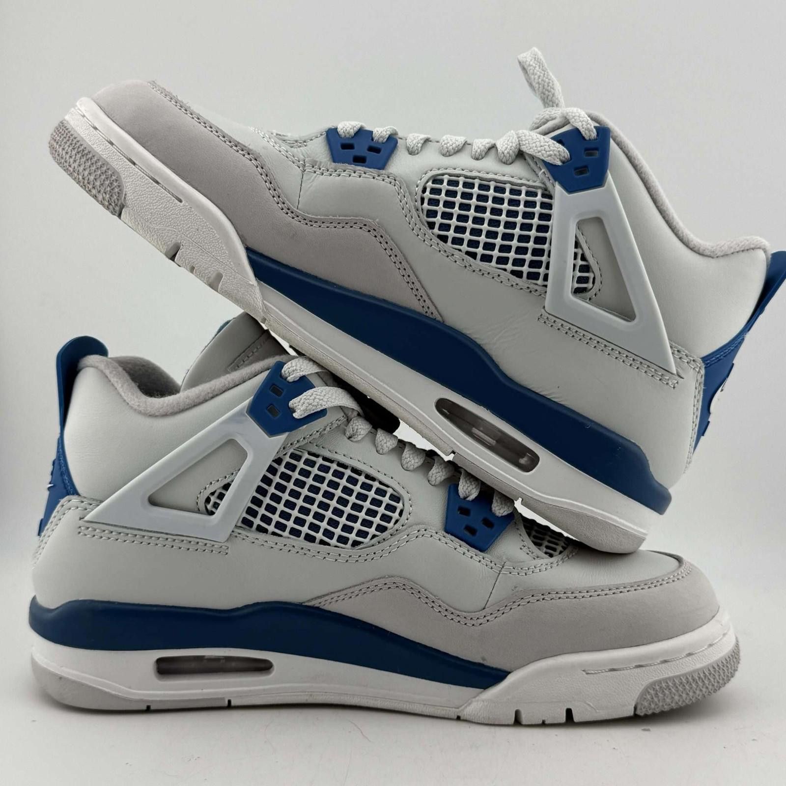 Nike Nike Air Jordan 4 Military Blue 5.5Y Used OG Box Size US 5 / EU 37 - 7 Thumbnail