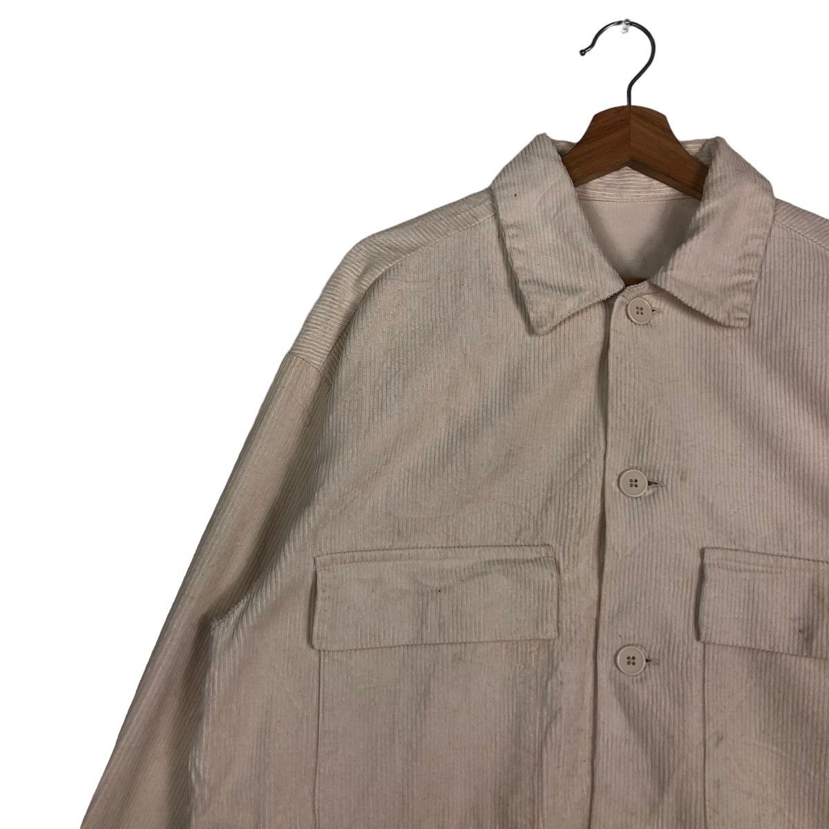 Japanese Brand 🔥Vintage Chore Wool Jacket GU Japan Issey Miyake Size US M / EU 48-50 / 2 - 7 Thumbnail
