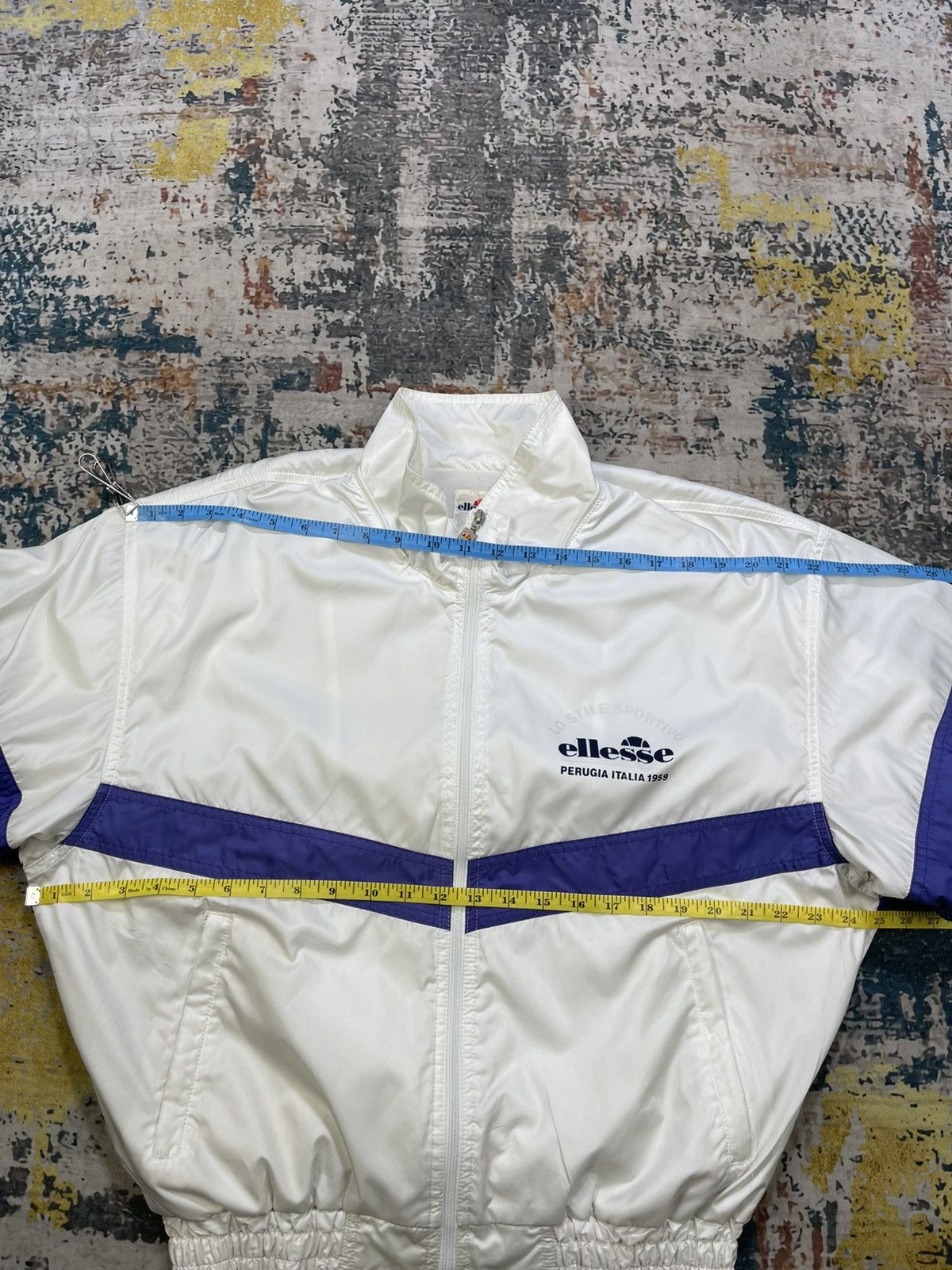 Ellesse Vintage Ellesse Perugia Italia 1959 Windbreaker Jacket Size US L / EU 52-54 / 3 - 12 Thumbnail