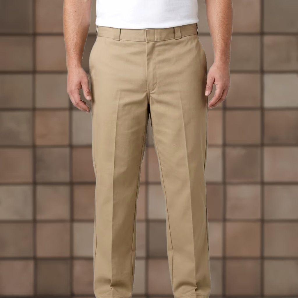 Dickies Dickies 874 Original Fit FLEX Khaki Work Pants Chino 42X30 Tan Beige Sl... Size US 42 / EU 58 - 1 Thumbnail
