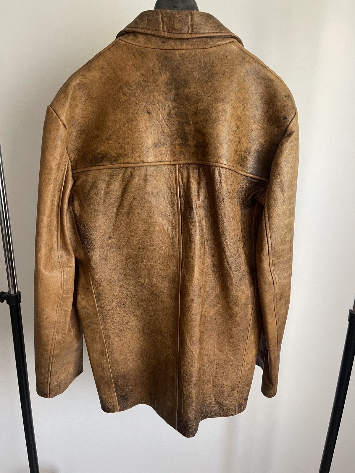 Vintage Vintage Mordex London Leather Blazer Jacket Made In UK 90s M Size US M / EU 48-50 / 2 - 6 Thumbnail