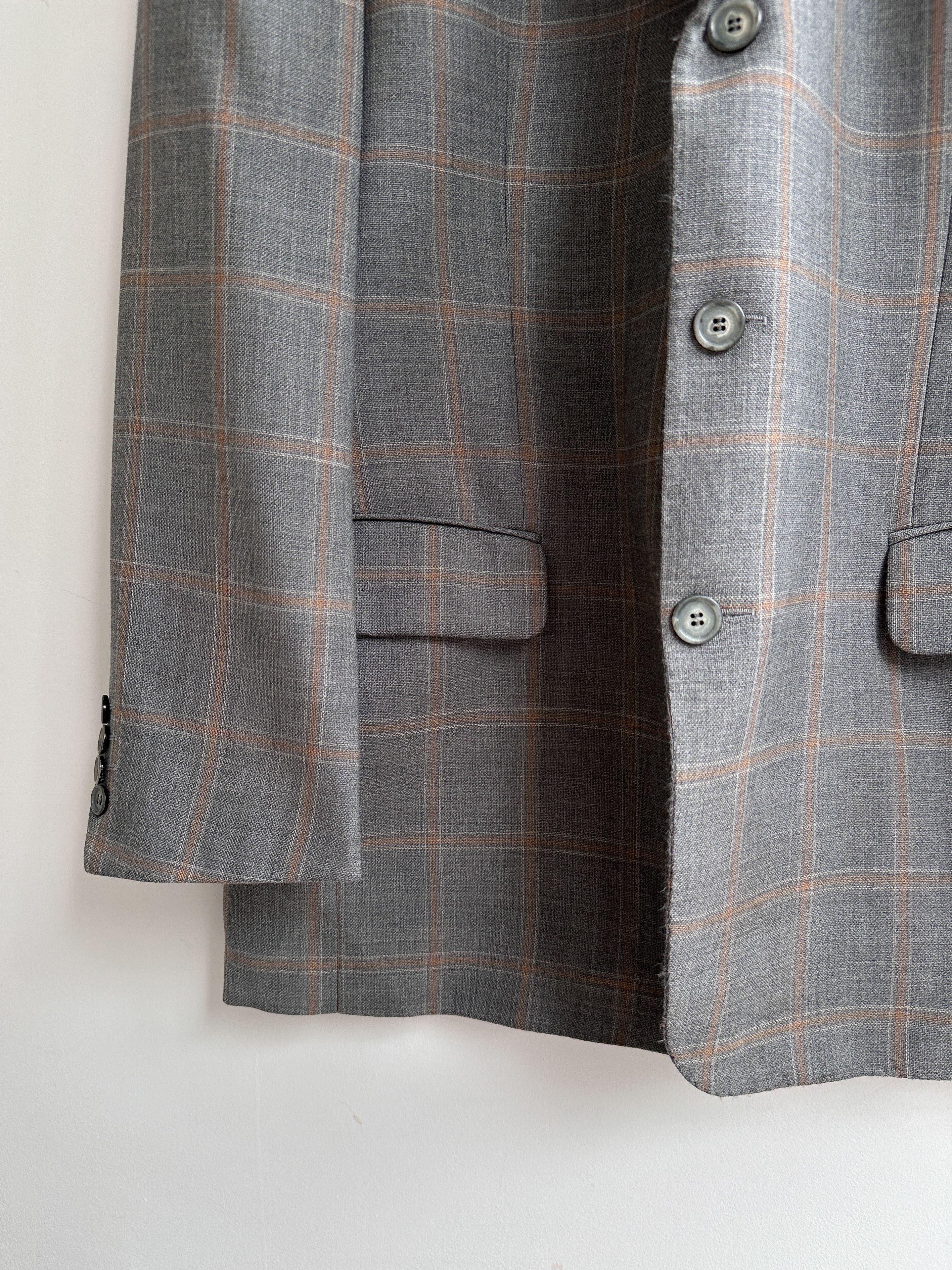 Burberry Vintage Burberry x Ermenegildo Zegna Blazer Jacket Size 52R - 6 Thumbnail