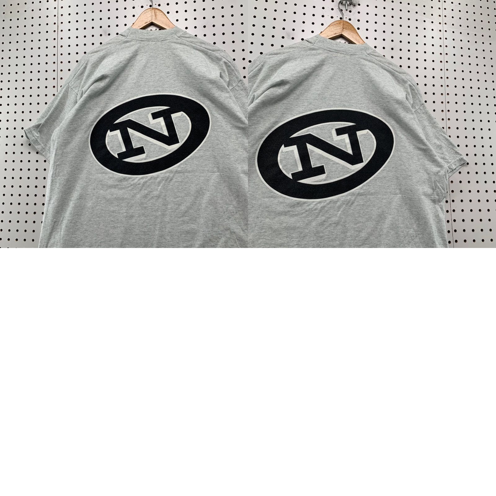 Fruit Of The Loom Vintage Fruit of the Loom T-Shirt Mens 2XL Gray 90s Graphic Short Sleeve Crew Neck Polyester? Cotton Size US XXL / EU 58 / 5 - 9 Thumbnail
