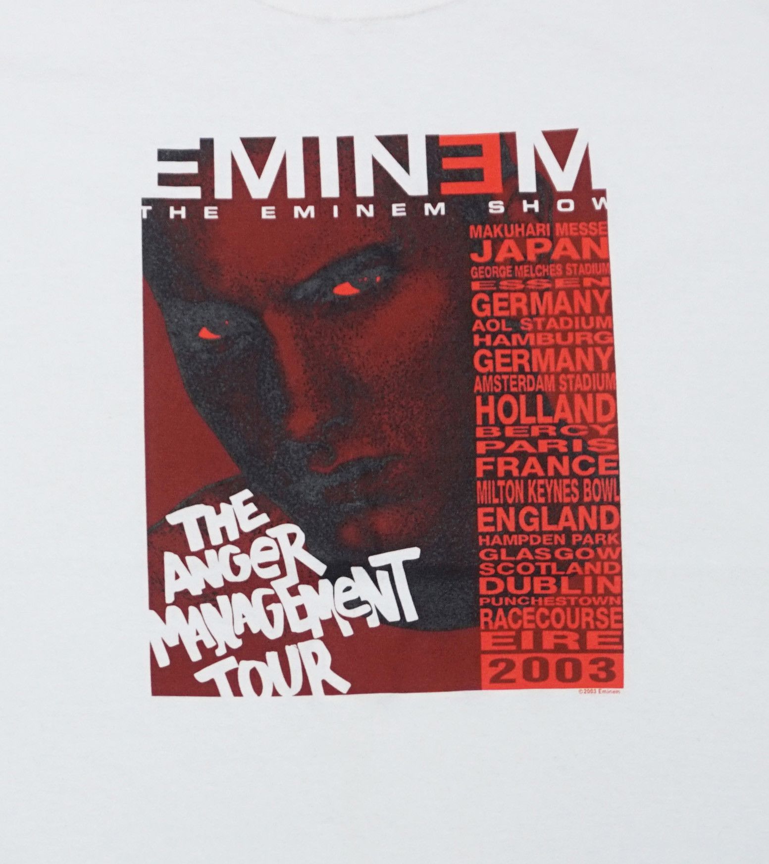 Band Tees × Mostly Heard Rarely Seen × Rap Tees 00's Eminem "The Anger Management" Tour T-shirt Size US XL / EU 56 / 4 - 3 Thumbnail