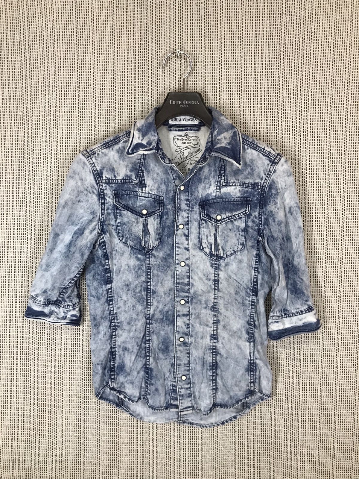 BUFFALO BOBS × If Six Was Nine × Seditionaries ‼️BUFFALO BOBS SHIRT BUTTON UPS ACID WASH RARE PATTERN‼️ Size M / US 6-8 / IT 42-44 - 1 Thumbnail