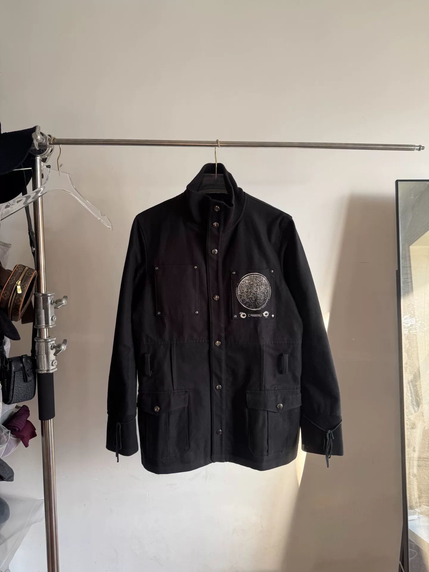 Undercover Undercover Black High-neck Jacket Size L / US 10 / IT 46 - 1 Thumbnail