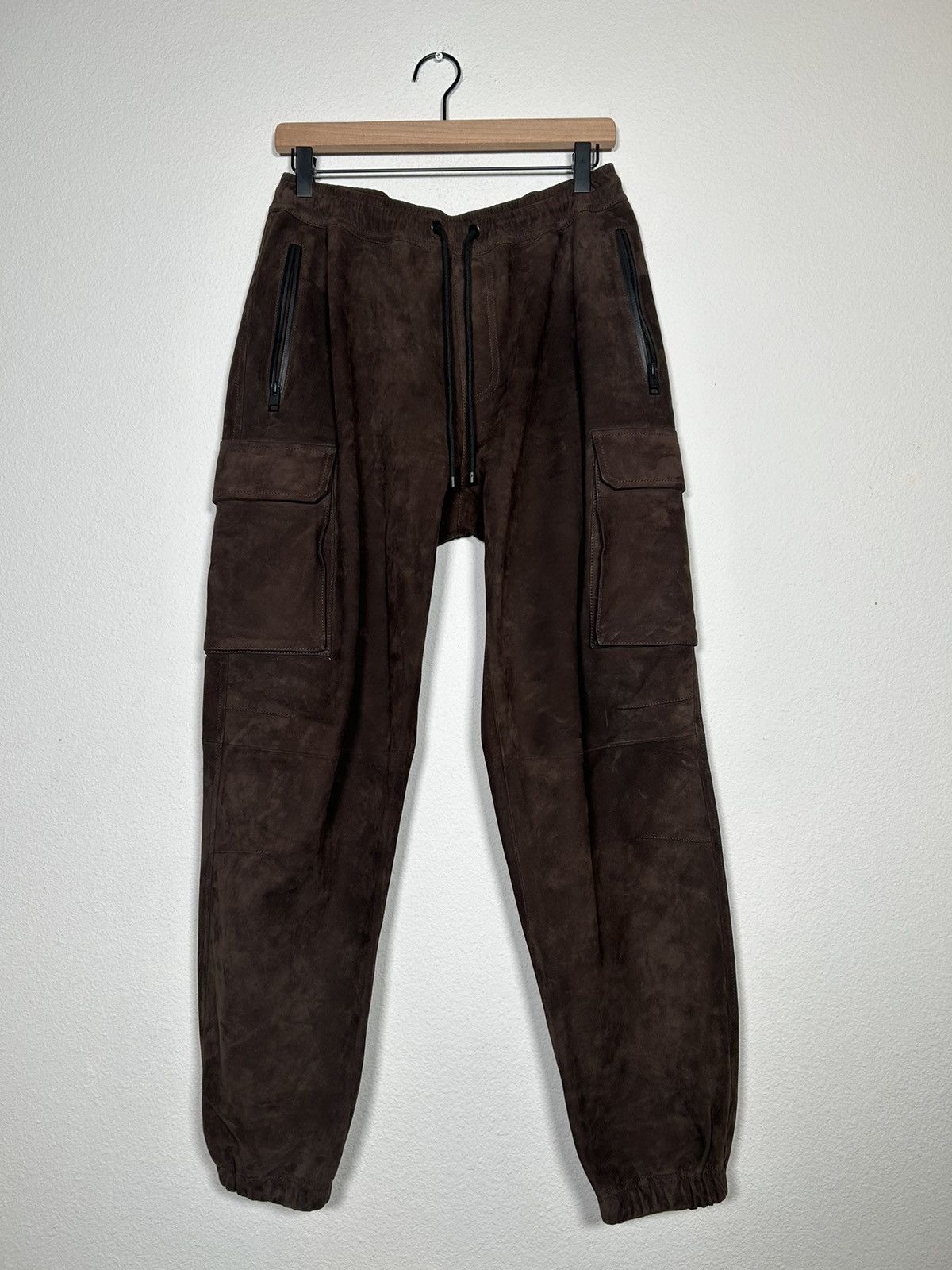 Frame MSRP: $995 Leather Suede Joggers Size US 30 / EU 46 - 1 Thumbnail