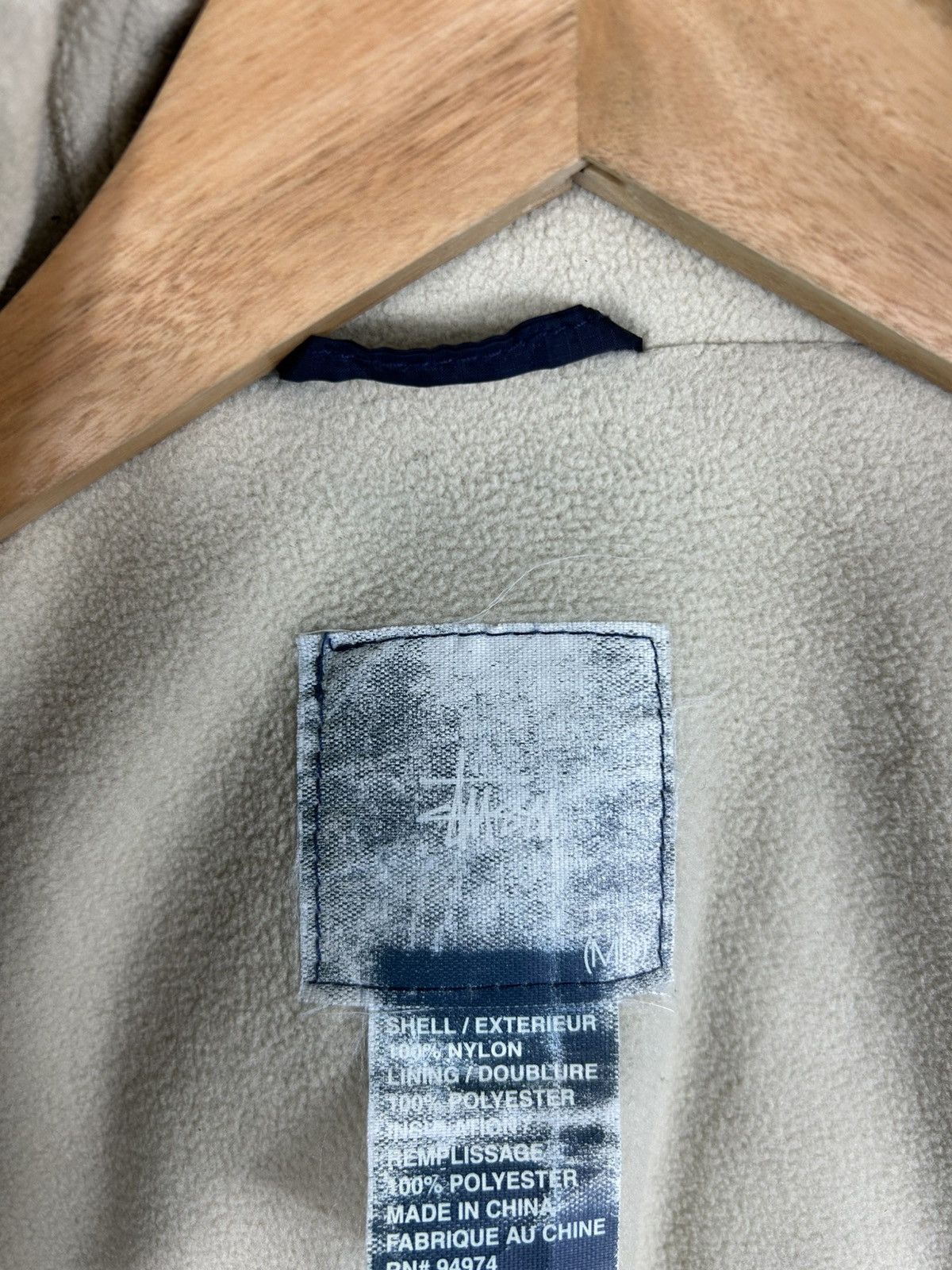Stussy × Vintage ⚡️Vintage Y2K Stussy Hooded Zipper Jacket Size US M / EU 48-50 / 2 - 9 Thumbnail