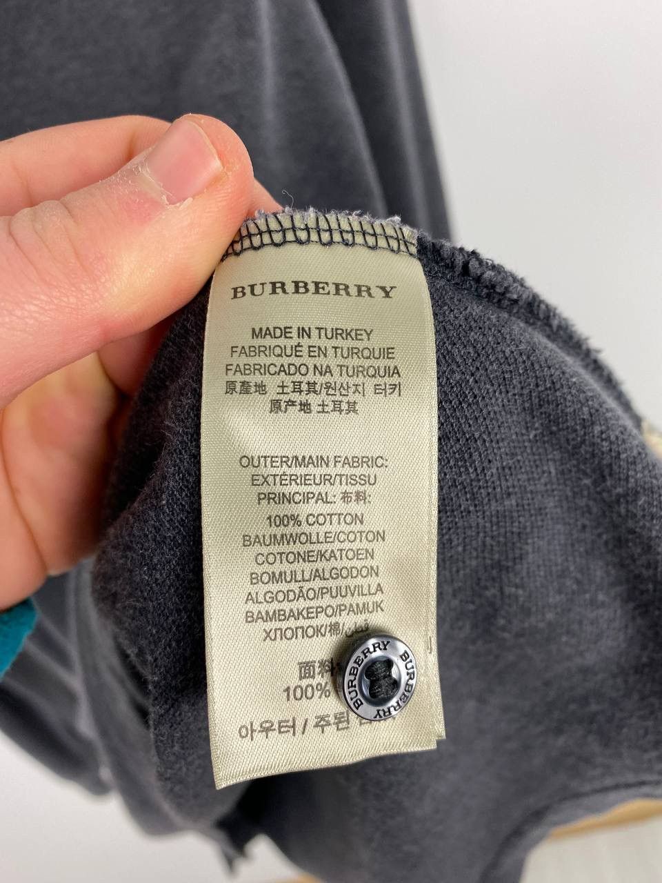 Burberry Burberry Brit Logo Long Sleeve Polo Shirt like Ralph Size US XL / EU 56 / 4 - 8 Thumbnail
