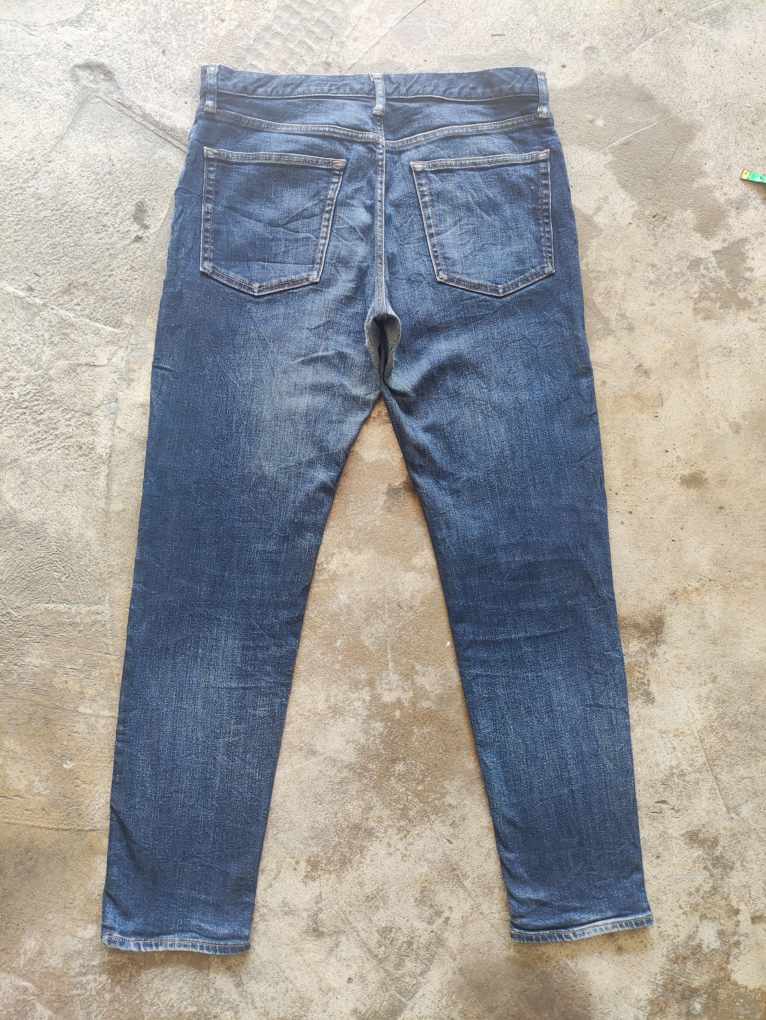 GU Vintage GU Brand Slim Fit Denim Faded Pants Size US 34 / EU 50 - 9 Thumbnail