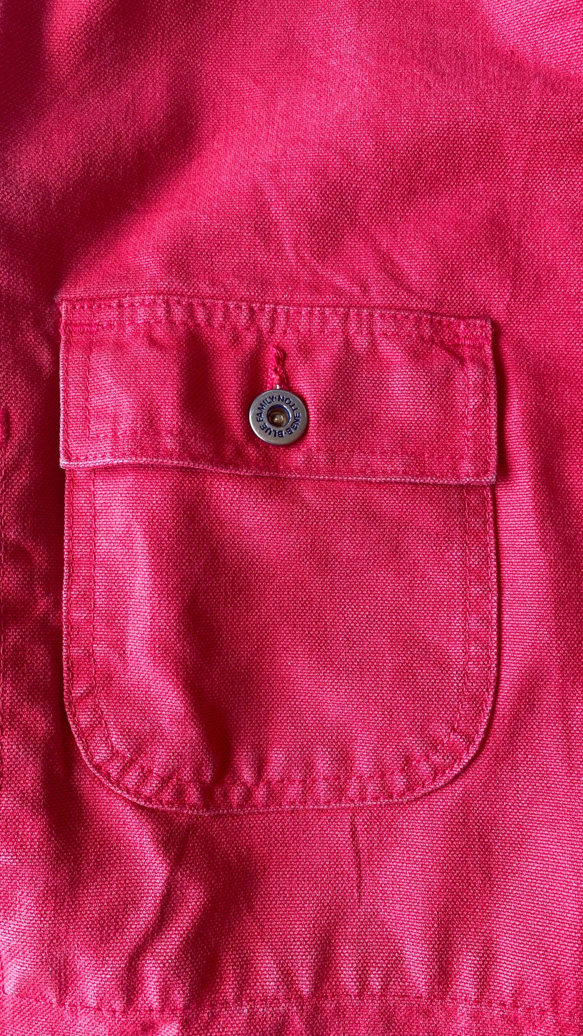 Benetton vintage 80s blue family benetton work canvas chore jacket Size US S / EU 44-46 / 1 - 4 Thumbnail