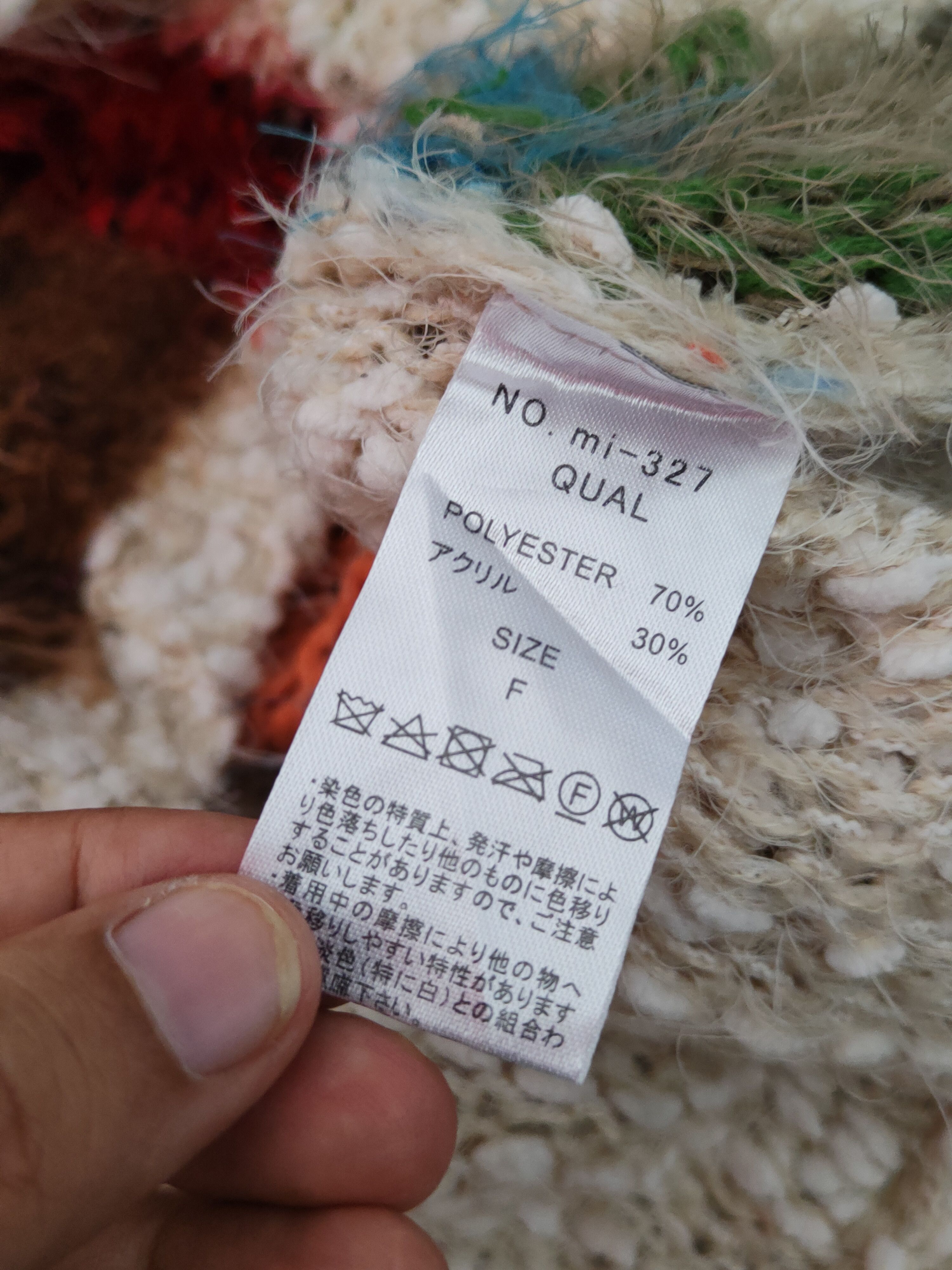 Japanese Brand Japanese Brand Mix Shag Shaggy Fur Mohair Knitwear #S2232 Size US XL / EU 56 / 4 - 11 Thumbnail